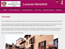 Tablet Screenshot of locandamartelletti.it